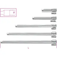 Beta 1/4” verlengstukken 900/22 - 009000823