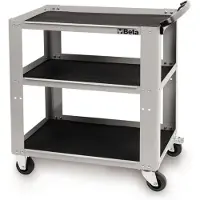 Beta C51 Grijze Trolley Gereedschapswagen | 3 Plateaus - 051000002