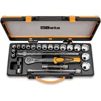 Beta Doppendoos met 17 twaalfkant dopsleutels en 5 toebehoren 920AS/C17X - 009200942