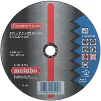 Metabo Doorslijpschijf Ø 115x2,0x22,0 staal Flexiamant super - 25 stuks - 616100000
