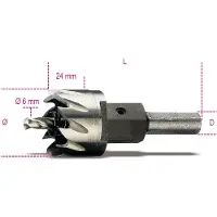 Beta Gatfrezen HSS, volledig geslepen 451 25 - 004510025
