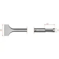 Rotec 6-kant Spadebeitel 50x360mm 6-kø22(tbv Hilti TE805/TE905) - 2156515 - 215.6515