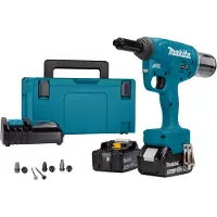 Makita DRV150RTJ | Accu Blindklinknageltang |18V | 5.0Ah | Li-Ion | MBox