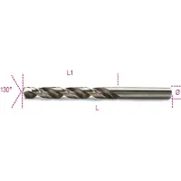 Beta Spiraalboren, korte uitvoering HSS-CO 8% volledig geslepen 415 16,00 - 004150172