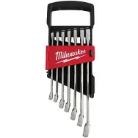 Milwaukee Hand Tools MAX BITE Ratcheting Metrische Combinatiesleutelset, 7-delig
