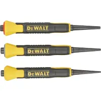 DeWalt DWHT0-58018 - Nagelpunch Set - 3-delig - Ergonomische Handgreep - Schokabsorberend