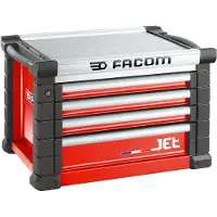 Facom Jet Topcase 4 Laden M3 Rood - JET.C4M3A