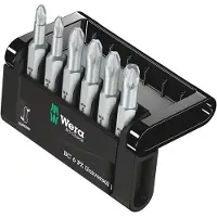 Wera Mini-Check PZ, 50 mm 05056471001 Bitset 6-delig Kruiskop Pozidriv