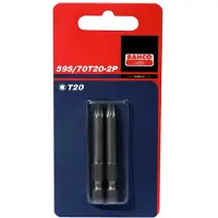 Bahco 2xbits t25 70mm 1/4" standard | 59S/70T25-2P