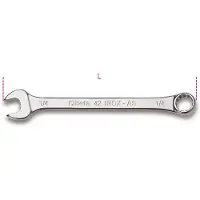 Beta Ringsteeksleutels, vervaardigd uit roestvast staal 42INOX-AS 1/2 - 000420363