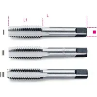 Beta Handtappen, grove spoed, metrische draad verchroomd staal 430 5 - 004300005