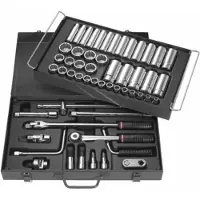 Facom set van korte en lange 12-kantdoppen en schroevendraaierdoppen 8-32mm - S.450EP