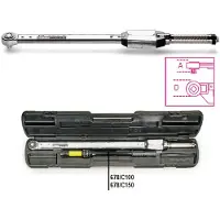 Beta Momentsleutel met klik mechanisme en doorsruk ratel voor zowel rechts als linksom vastdraaien. Torsie nauwkeurigheid +- 4% In koffer 678/C100 - 006780611