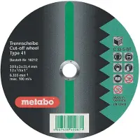 Metabo 616213000 Doorslijpschijf recht 350 mm 10 stuk(s) Natuursteen, Kunststeen, Non-ferrometaal