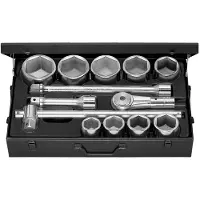 Facom set 6-kantdoppen van 41 tot 80 mm - M.423E