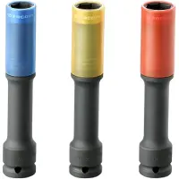 Facom Impact Wheel socket 17-19-21 mm set