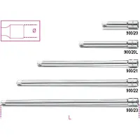 Beta Utensili 1/4” verlengstuk 900/23 - 009000824