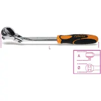 Beta 1/2” omschakelbare ratel met kniegewricht, 72 tands 920/56A - 009200911