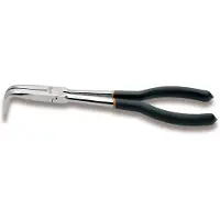 Beta Extra lange buigtang met lange halfronde 90° gebogen bekken PVC handgreep 1009L/C - 010090010