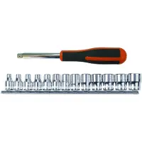 Bahco rail set 1-4 dopsleutels | 6729SM