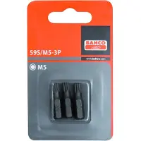 Bahco 3xbits xzn m4 25mm 1/4" standard | 59S/M4-3P
