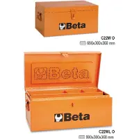 Beta Gereedschapskisten vervaardigd uit plaatstaal. Binnenzijde met hout bekleedt voor betere bescherming van het gereedschap C22W-O - 022000269