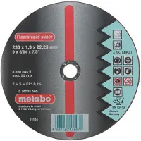 Metabo 616229000 Doorslijpschijf gebogen 230 mm 25 stuk(s) RVS