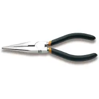 Beta Telefoontang, lange halfronde bekken, verchroomd, dubbele PVC handgreep 1166 160 - 011660006