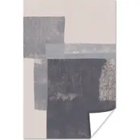 PosterMonkey Poster Vormen - Abstract - Verf - Geometrie - 120x180 cm XXL