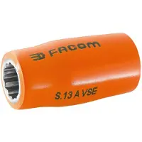 Facom doppen 1/2" 12 kant geïsoleerd 12 mm - S.12AVSE