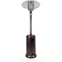 Profile Terrasverwarmer Gas - Heater - Staand - Geschikt voor Propaan & LPG gas - 13000 W - Zwart