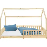 ML-Design Kinderbed Home | hout naturel 205x98x142 cm kinderbedden | NADUVI