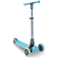 Yvolution - Yglider Nua Blauw - Vederlichte Step Met Led Wielen - Maximaal Belastbaar Tot 50 Kilo - Geschikt van 3 tot 10 Jaar