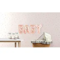 Folat Geslaagd folieballon slinger (rosegoud)