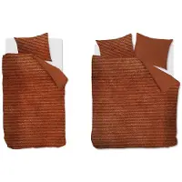 Beddinghouse Cosy Corduroy Dekbedovertrek Terra 140 x 200/220 cm