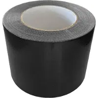 Kortpack - Duct-Tape 96mm breed x 50mtr lang - Zwart - 1 rol - Met de Hand Scheurbaar - Reparatietape - Kerndiameter: 76mm - (021.0082)