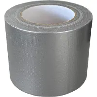 Kortpack - Duct-Tape 96mm breed x 50mtr lang - Grijs - 1 rol - Met de Hand Scheurbaar - Reparatietape - Kerndiameter: 76mm - (021.0083)