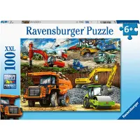 Ravensburger Bouwvoertuigen Puzzel (100 XXL stukjes)