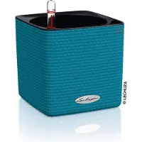 Lechuza Mini Cubi Tafel bloempot Scharlakenrood hoogglans