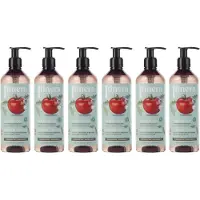 Sarcia.eu ITINERA - Regenererende Vloeibare Zeep met Sorrento Tomatenschil, 95% Natuurlijke Ingrediënten 370 ml / 6 stuks
