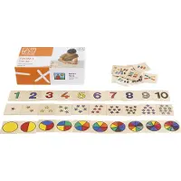 Toys for Life 'Van 1 tot 10' - Leren tellen - Educatief speelgoed - Houten speelgoed - Sensorisch speelgoed - Spelend leren rekenen - Educatief speelgoed van 3 tot 6 jaar