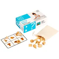 Toys for Life 'Vormen' - Vormen leren - Educatief speelgoed - Tactiele Bingo - Sensorisch speelgoed - Spelend leren - Houten speelgoed - Speelgoed 4 jaar