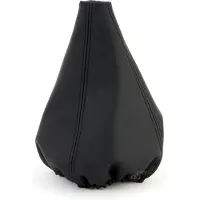 Amio Universele Versnellingspook Hoes ECO Leer Zwart - Duurzame Interieur Bescherming met Comfortabele Grip