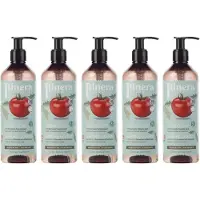 Sarcia.eu ITINERA - Regenererende Vloeibare Zeep met Sorrento Tomatenschil, 95% Natuurlijke Ingrediënten 370 ml / 5 stuks