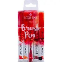 Ecoline Talens Ecoline 5 brush pens ''Red''