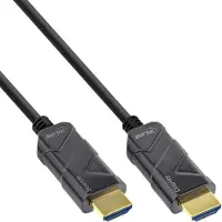 InLine HDMI AOC kabel, Ultra High Speed HDMI kabel, 8K4K, zwart, 100m