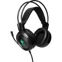 Deltaco Stereo Gaming Headset DH110 GAM105 met LED (Bedraad), Gaming headset, Zwart