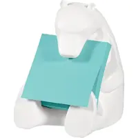 Post-It Z-notes dispenser, beer, voor ft 76 x 76 met 1 blok van 90 blaadjes blauw