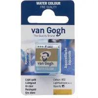 Royal Talens van Gogh aquarelverf - napje - lichtgoud 802