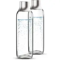Brita - SodaTRIO - Soda - Glazen Fles - Accessoire Voor Sodamaker 2-Pack